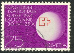 SWITZERLAND 1963 75c Swiss National Exposition Issue Sc 433 VFU