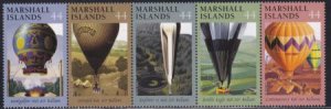 US 947 Trust Territories Marshall Islands NH VF Balloons Strip