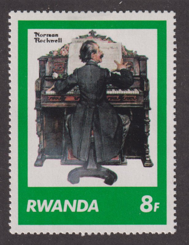 Rwanda 1031 Saturday Evening Post Covers 1981