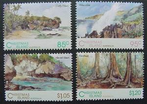 Christmas Island, Scott 350-353, MNH Set