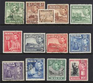 Malta 1938-43 Selection mh & u scv $25.90 less 80%=$5.18BIN 