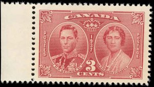 CANADA Sc 237 XF/Mint NO GUM - 1937  King George VI Coronation-No Faults