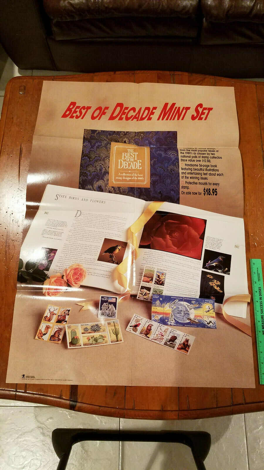 The Best of the Decade 1980's Stamp Collection Book