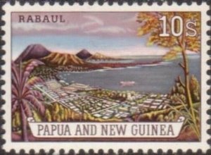 Papua New Guinea 1963 SG44 10/- Rabaul MNH