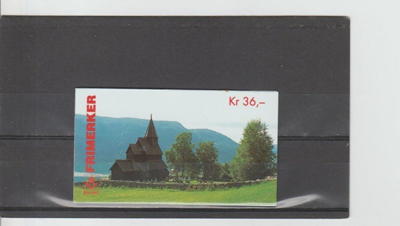 Norway  Scott#  1120a  MNH Complete Booklet  (1996 Urnes Stave Church)