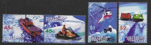 Australian Antartic Territory L107-10  1998 set 4  VF  Mint nh