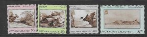 PITCAIRN ISLANDS SG308/11 19887 PAINTINGS MNH