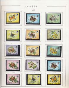 Lesotho 1970s/90s Wildlife Disney Birds M&U Appx 120 Items (Au10761)