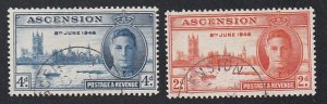 Ascension # 50-51, World War II Peace Issue, Used, 1/2 Cat.