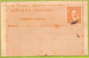 ac6402 - ARGENTINA - POSTAL HISTORY - Postal STATIONERY LETTER CARD - CAP7 