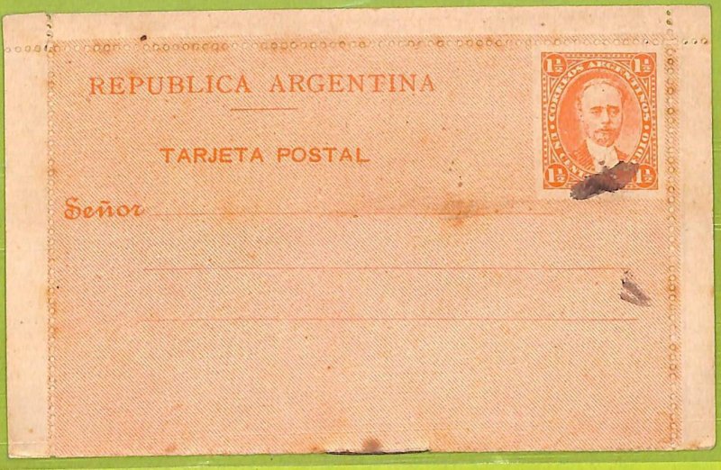 ac6402 - ARGENTINA - POSTAL HISTORY - Postal STATIONERY LETTER CARD - CAP7