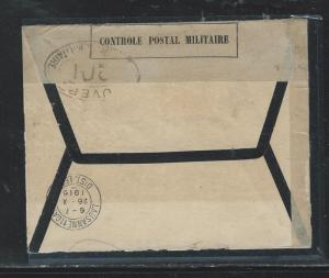 URUGUAY (P2908B) 1916 8C CENSORED   MOURNING COVER  TO  SWITZERLAND