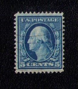 US Sc 335 Bright Blue Used F-VF