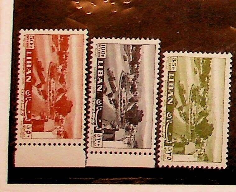 LEBANON Sc C314-16 NH ISSUE OF 1961 - HIGHWAY
