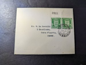 1942 England Cover British Channel Islands Jersey Local Use