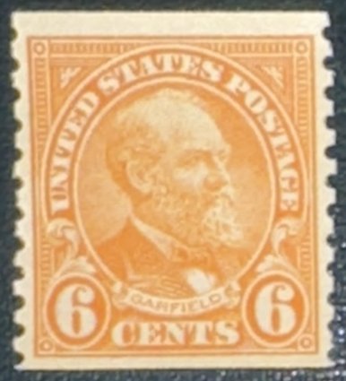 Scott #723 1932 6¢ James A. Garfield perf. 10 vertically MNH OG