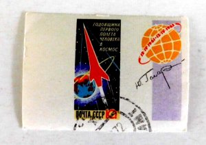 Russia #2578 Used/F Vostok 1 Rocket, 1962, Yuri Gagarin into space launch