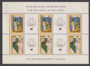 NETHERLANDS ANTILLES - 1980 CHILD WELFARE - MIN. SHEET MINT NH