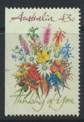 SG 1231  SC# 1164b  Used  left margin imperf Wildflowers 