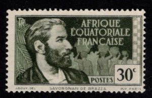 French Equatorial Africa Scott 42 MH* expect similar centering