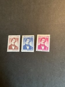 Albania Scott #523-5 never hinged