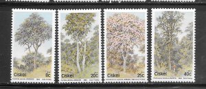 South Africa Ciskei #46-49 MNH Set of 4 Singles (my7)