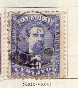 Paraguay 1892 Early Issue Fine Used 10c. NW-256018