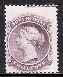 Nova Scotia - Scott #9 - MH - American Bank Note imprint - SCV $12