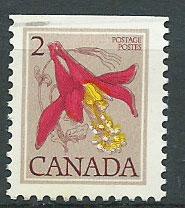 Canada SG 863  VFU from booklet top imperf