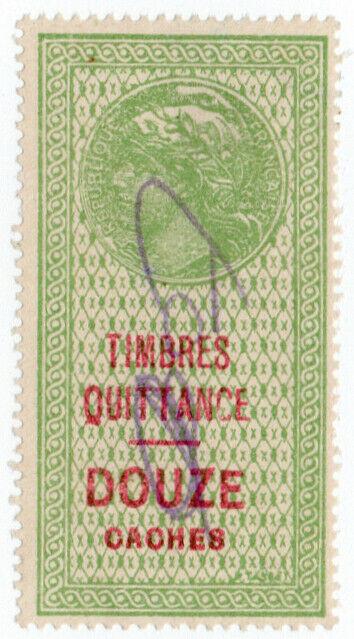 (I.B) France Colonial Revenue : Madagascar Duty (Quittance)