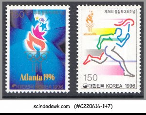 KOREA - 1996 26th OLYMPIC GAMES ATLANTA - 2V - MINT NH