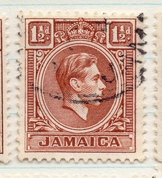 Jamaica 1938 GVI Early Issue Fine Used 1.5d. 202666