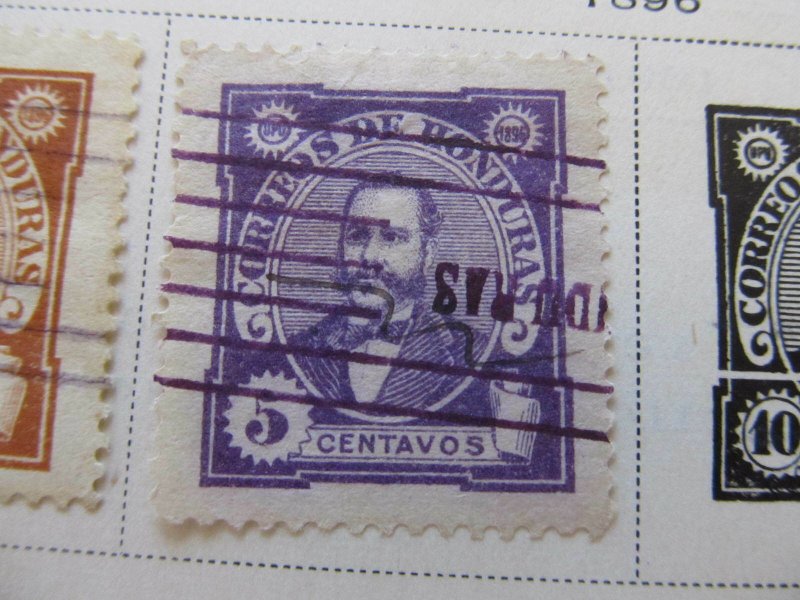 Honduras 1896 5c fine used stamp A11P11F24