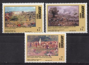 Uruguay stamp 1999 - formation of infantry brigade no. 1 60th anniversary