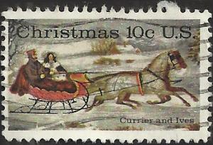 # 1551 USED CHRISTMAS CURRIER AND IVES