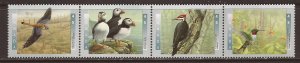 1996 Canada - Sc 1594a - MNH VF - strip of 4 - Birds of Canada - 1