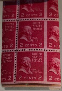 US Stamps # 805+807 MNH Striking Errors In 2 Separate Booklets