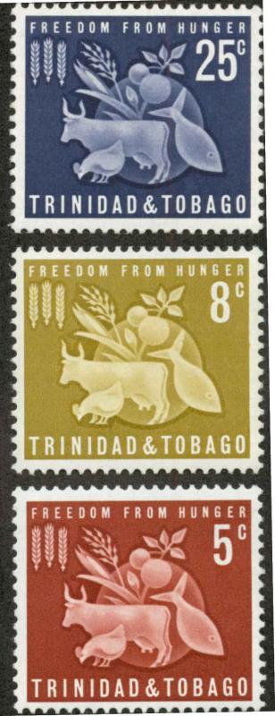 Trinidad & Tobago 110-112 Mint VF NH