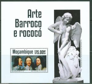 MOZAMBIQUE 2014  BAROQUE & ROCOCO ART SOUVENIR SHEET  MINT  NEVER HINGED