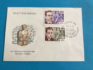Germany DDR Berlin Franz Jacob 1964 Stamp Cover R42844