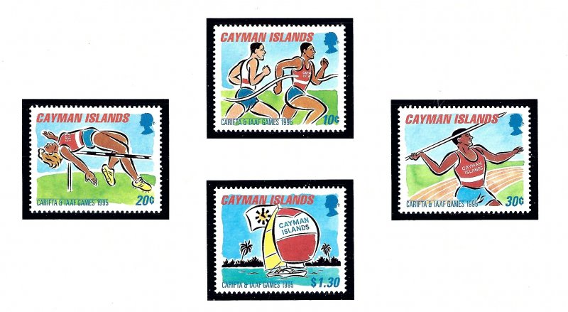 Cayman Is 699-702 MNH 1995 Olympics