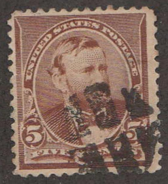 U.S. Scott #223 Grant Stamp - Used Single