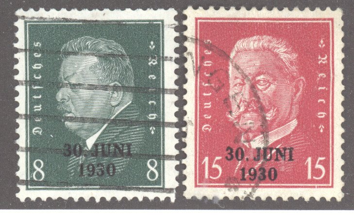 Germany, Scott #385-86, Used, complete set