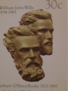 ​AUSTRALIA-1983 SC #885-8 AUSTRALIA INLAND EXPLORERS SCULPTURES MNH-VERY FINE