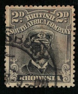 Rhodesia British South Africa 2d Great Britain (TS-444)