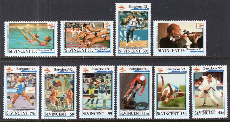 St Vincent 1588-1597 Summer Olympics MNH VF