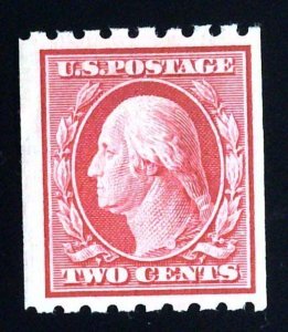 Scott #391 - VF - 2c Carmine - Washington - OG HR - 1910