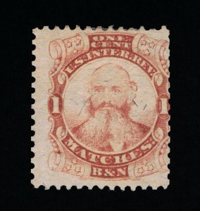 OUTSTANDING GENUINE SCOTT #RO41b PRIVATE DIE BROCKET & NEWTON SILK PAPER #13550