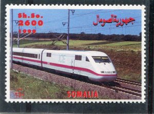 Somalia 1999 SPEED TRAINS 1 stamp Perforated Mint (NH)