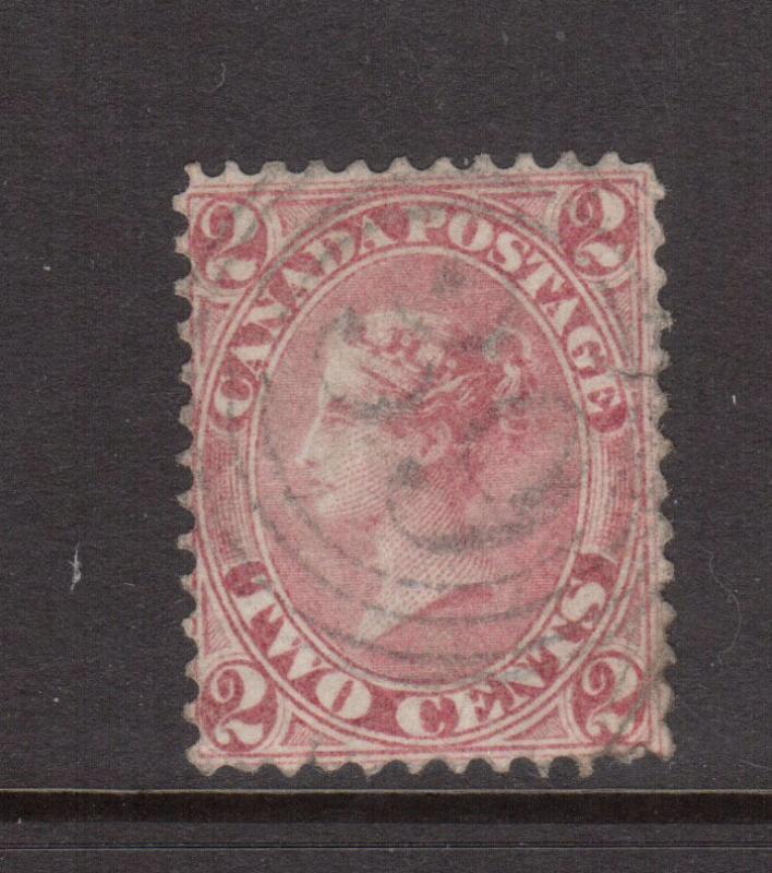 Canada #20 VF Used With 4 Ring 39 St Johns CE Cancel